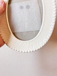 Ceramic Oval Photo Frame