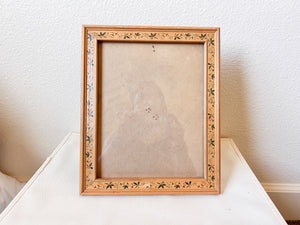 Wooden Floral 8x10 Frame