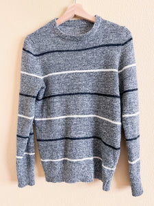 Striped Grey Italian Sweater