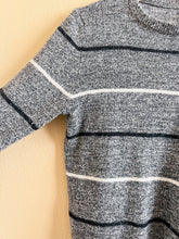 Load image into Gallery viewer, Striped Grey Italian Sweater
