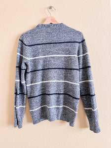 Striped Grey Italian Sweater