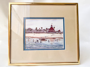 Framed Coronado Hotel Print