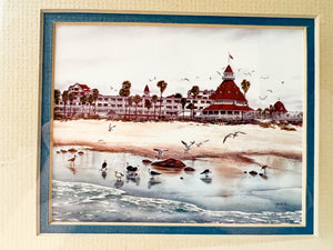 Framed Coronado Hotel Print