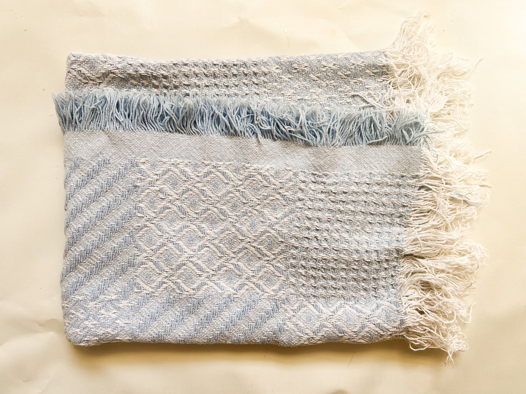 Little Blue and White Afghan