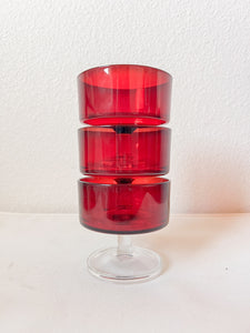 Ruby Red Coupes - Set of 3