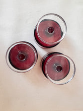 Load image into Gallery viewer, Ruby Red Coupes - Set of 3
