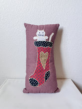 Load image into Gallery viewer, Cat in Stocking Pillow
