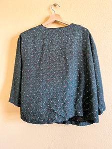 Green Floral Blouse - Size 20W