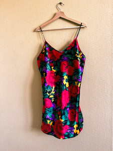 Colorful Floral Slip - L