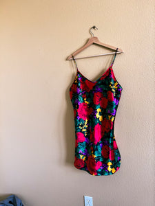 Colorful Floral Slip - L