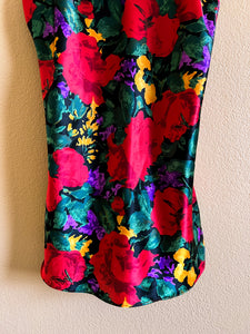 Colorful Floral Slip - L