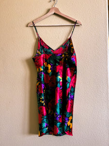 Colorful Floral Slip - L