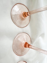 Load image into Gallery viewer, Pink Stem Champagne Glasses
