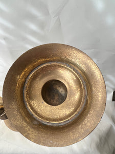 Pair of Giant Brass Candle Holders