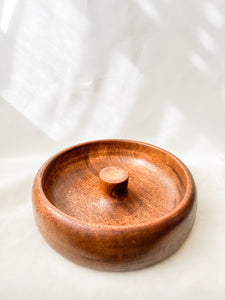 Vintage Wooden Fruit Bowl