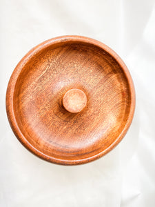 Vintage Wooden Fruit Bowl