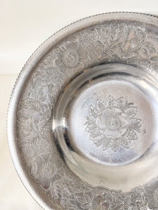 Hand Wrought Aluminum Dish