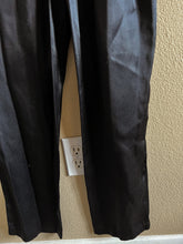 Load image into Gallery viewer, Black Satin Jumpsuit - 11/12
