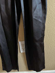 Black Satin Jumpsuit - 11/12