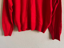 Load image into Gallery viewer, Cropped Red V-Neck Sweater - Size M
