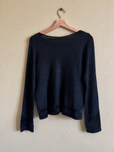 Load image into Gallery viewer, Black Textured Sweater - Size M
