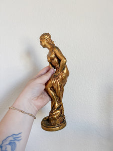 Gold Grecian Nude Figurine