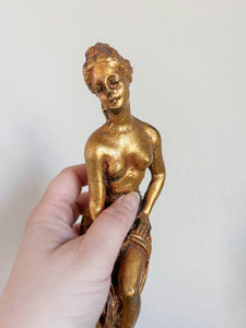 Gold Grecian Nude Figurine