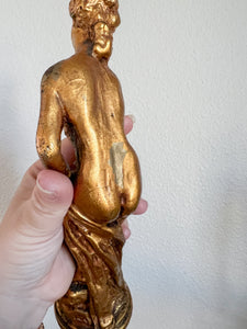 Gold Grecian Nude Figurine