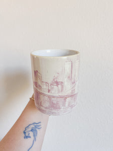 Pink NYC Skyline Mug