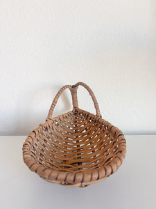 Tear Drop Wicker Basket