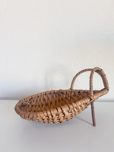 Tear Drop Wicker Basket