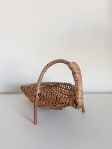 Tear Drop Wicker Basket