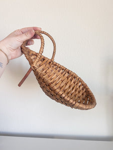 Tear Drop Wicker Basket