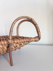 Tear Drop Wicker Basket