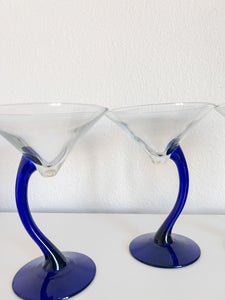 Set of 4 Libbey Bravura Martini Glasses