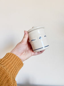 Pair of Longaberger Pottery Spice Jars