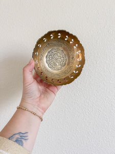 Brass Peacock Bowl