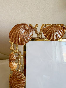 Gold Seashell Frame