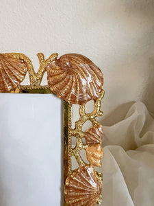 Gold Seashell Frame