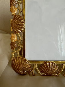 Gold Seashell Frame