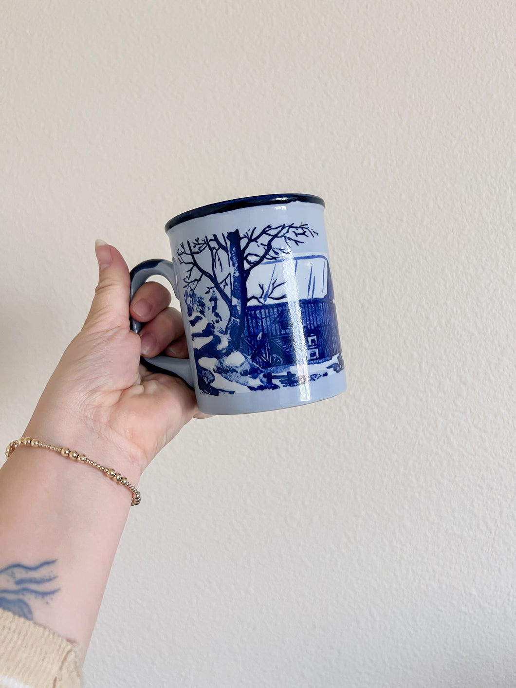 Blue Winter Mug