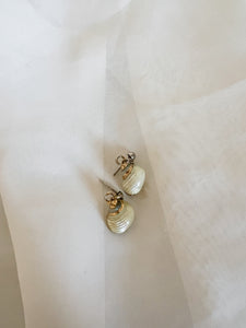 Pearlescent Seashell Earrings