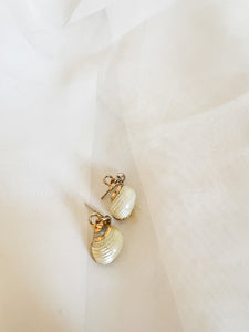 Pearlescent Seashell Earrings