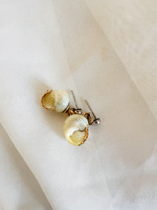 Pearlescent Seashell Earrings