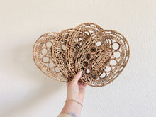 Load image into Gallery viewer, Set of 4 Wicker Trivets
