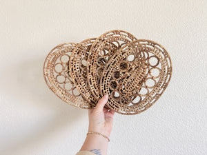 Set of 4 Wicker Trivets