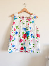 Load image into Gallery viewer, Floral Linen Tank - Size 1X
