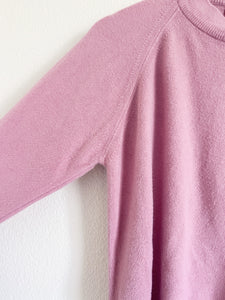 Pink Mock Neck Sweater - Size XL