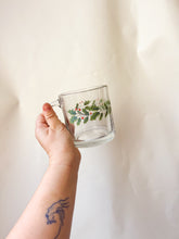 Load image into Gallery viewer, Holly Leaf Glass Mug
