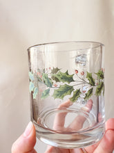 Load image into Gallery viewer, Holly Leaf Glass Mug
